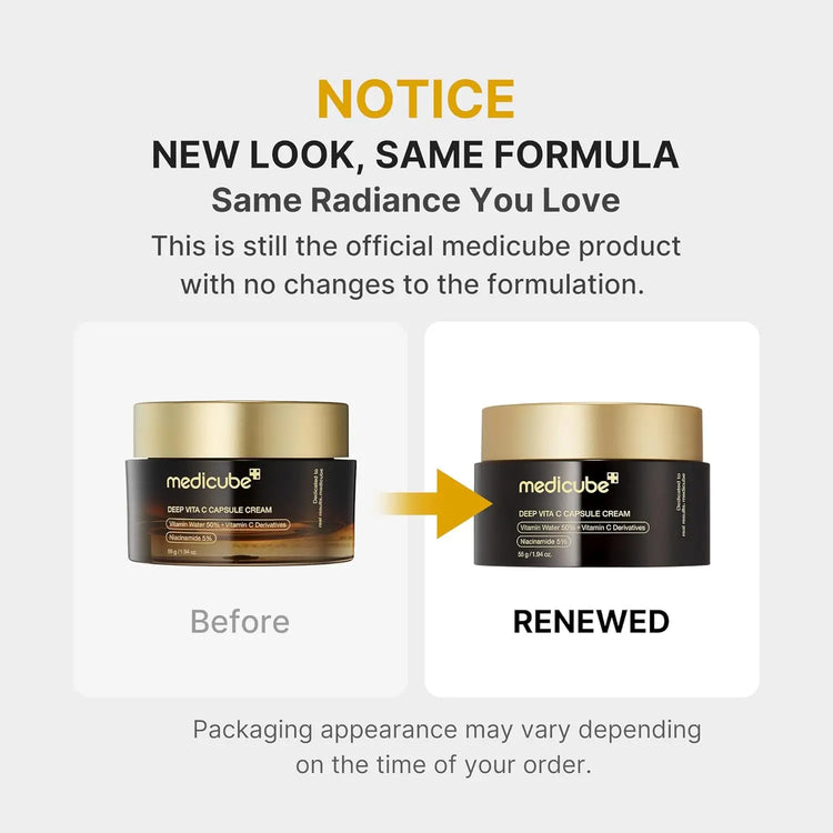 medicube Bosman Private Label Deep Vitamin C Golden Capsule