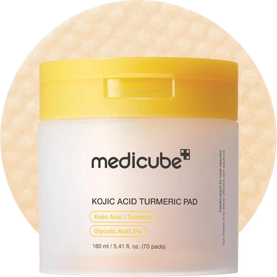 medicube Toner Pads Kojic Acid Turmeric Clarifying Toner.
